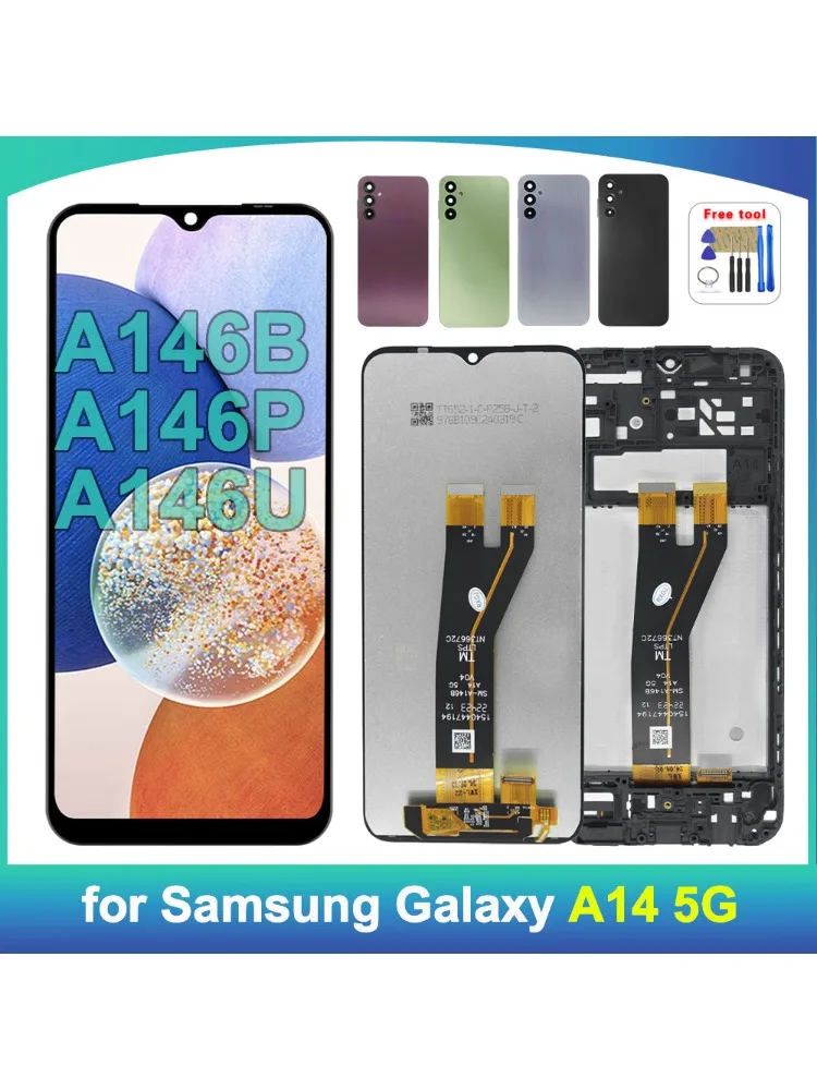 Wyświetlacz LCD 6.6" Testowany do Samsung Galaxy A14 5G Ekran Dotykowy Digitizer Pełny Zestaw Część Zamienna do A146B A146P A146U — zdjęcie produktu 7