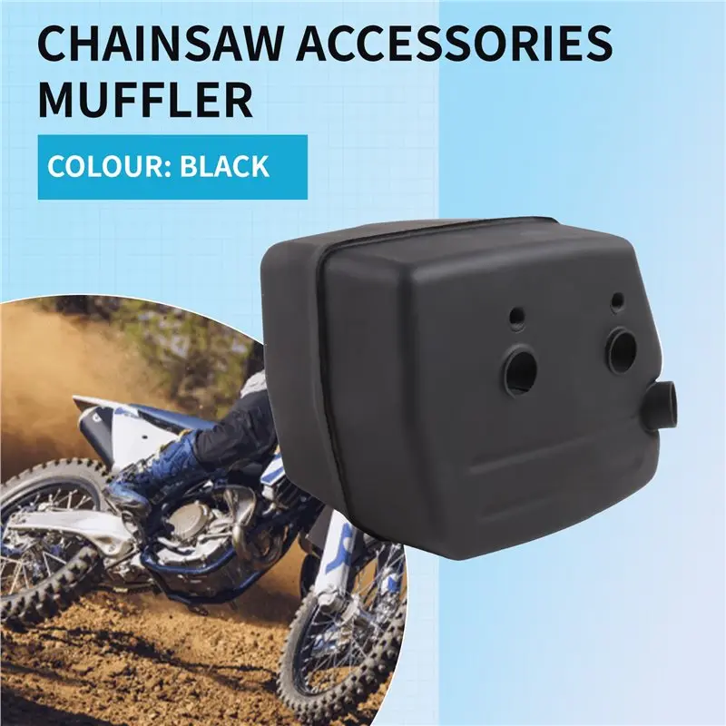 A44Z-Chainsaw Exhaust Muffler For HUSQVARNA61 268 266 272XP Replacements Muffler