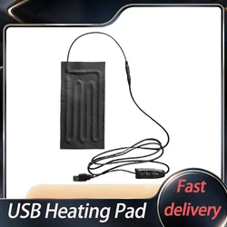 Almohadilla térmica recargable por USB para ropa, calentador eléctrico ajustable, portátil, seguro, impermeable, para chaleco y chaqueta