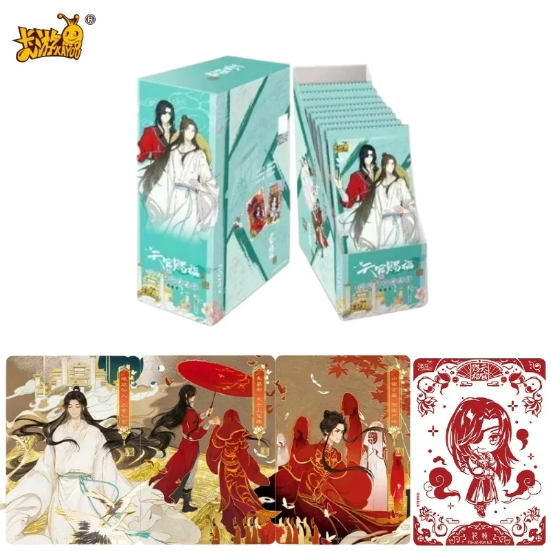 

Коллекционные карточки KAYOU Genuine Heaven Official's Blessing: Blooming Chapter - Peach Garden Thousand Lanterns, аниме-коллекция, игрушка-подарок