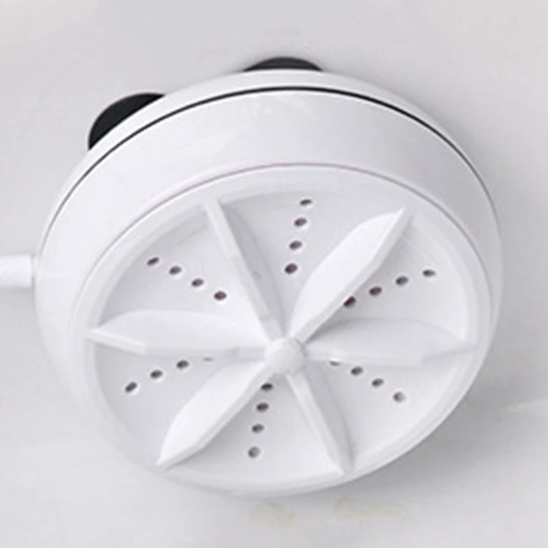 Personal Rotary Washing Machine, Portable Ultrasonic Turbine Technology, Dirt Washing Machine for Family Travel Type A