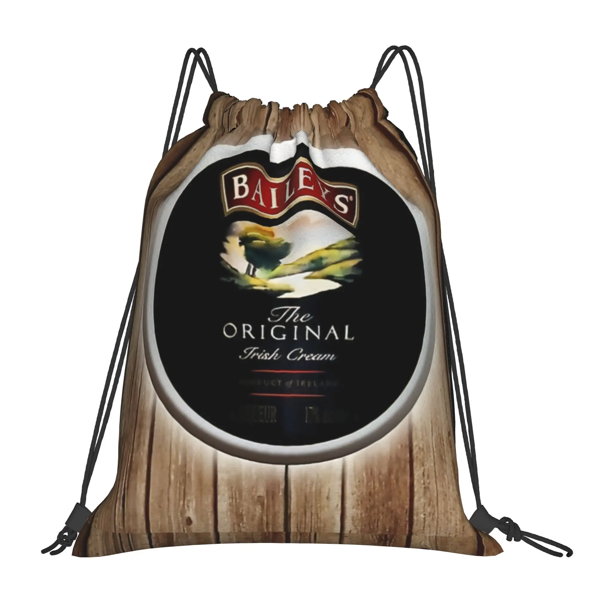 

Настенная вывеска bBaileys The Original Irish Cream, портативные спортивные сумки-мешки на шнурке bBaileys, рюкзаки для езды, рюкзаки для хранения в спортзале