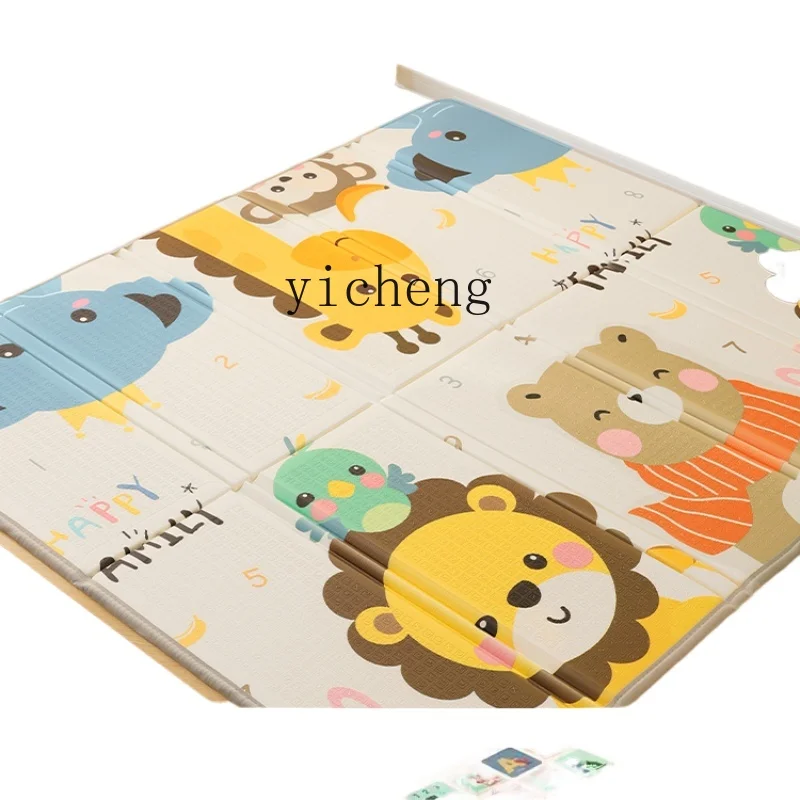 

Tqh Baby Climbing Mat Baby Thickened Home Ground Mat Non-Toxic Odorless Children Crawling Mat Foldable Drop-Resistant