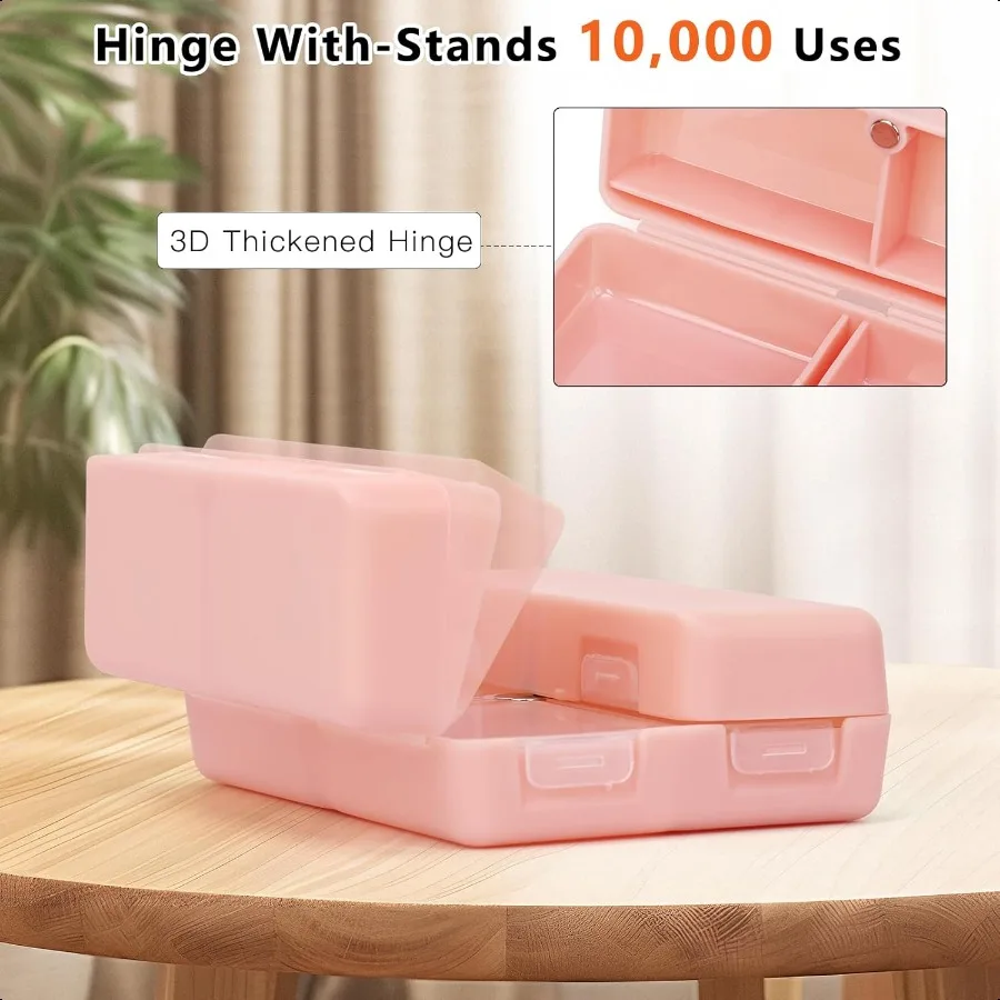 FYY Daily Pill Organizer 7 scomparti Portapillole portatile Portapillole da viaggio [Design pieghevole] Portapillole per tasca portamonete
