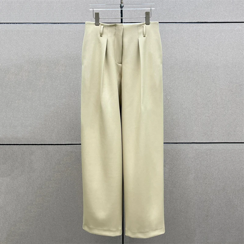 

Женские брюки 2026 Весна, новинка, с низкой посадкой, приталенные, прямые, повседневные офисные брюки, брюки-костюм, широкие брюки, брюки-палаццо