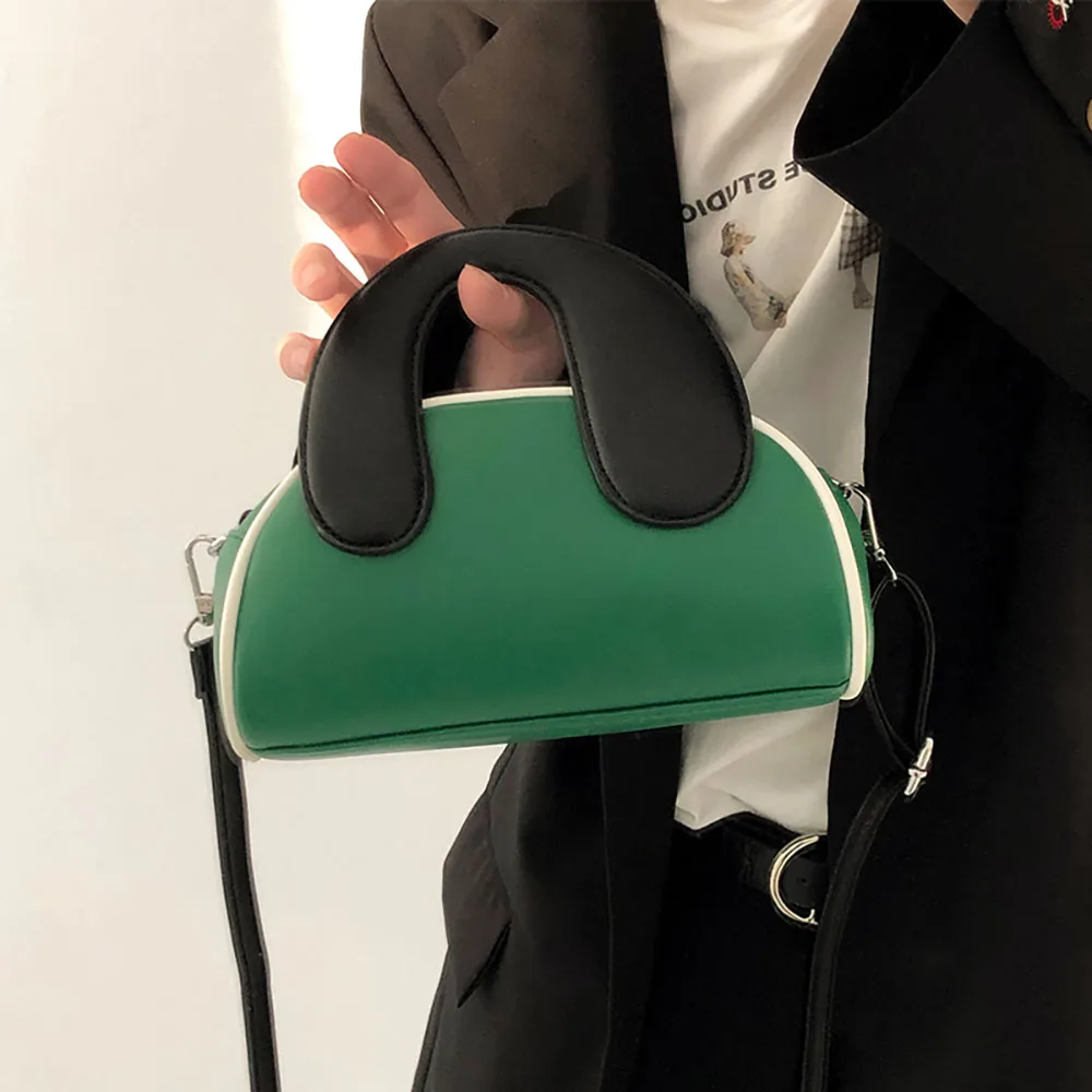 Niche Design Pop Patchwork Small Crossbody Bag For Women Fashion Seasons High-end French Handbag Simple Female Shoulder Bags