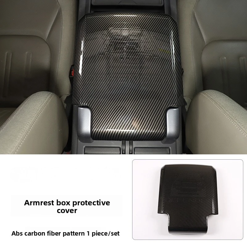 

2020-2026 For Land Rover Defender Armrest Box Cover Center Console Storage Box Panel Protective Sleeve Interior Modification