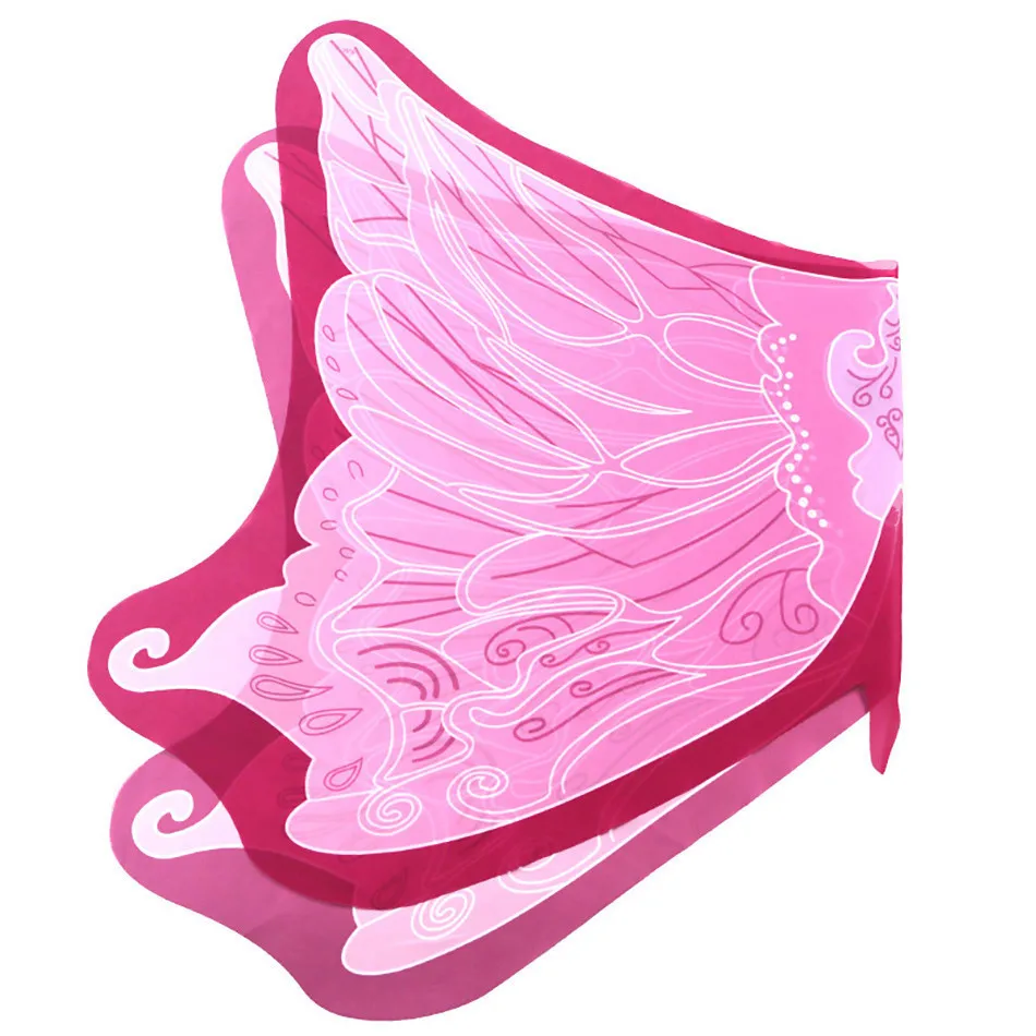 Children Cosplay Butterfly Wing Cappa Cape Children Performance Costume  Dress Up Fairy Wings