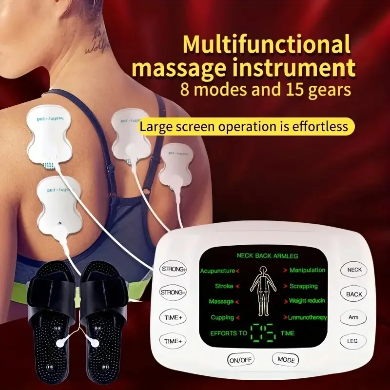 Electrostimulator Physiotherapy TENS Machines Eletric Compex Muscle Stimulator EMS Pulse Acupuncture Best Massager For Body Pads