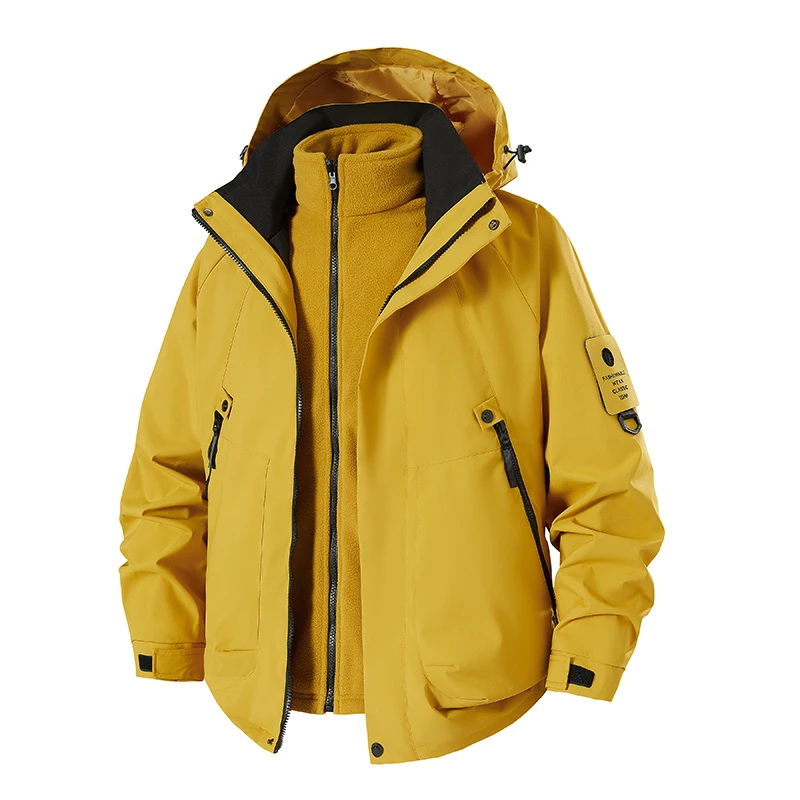 

Универсальная ветрозащитная и водонепроницаемая куртка-трансформер для пар (мужская и женская), весна-осень, новая повседневная удлиненная модель