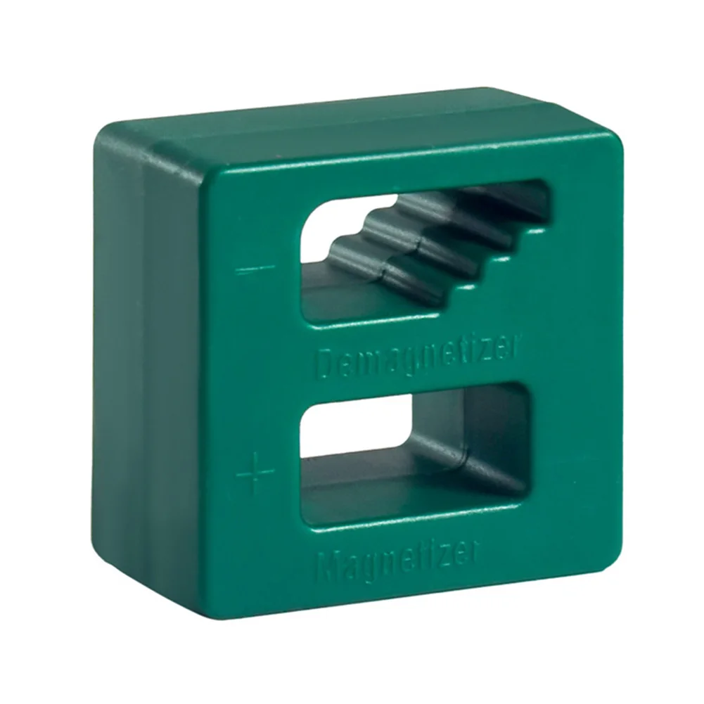 Screwdriver Magnetizer Degaussing Demagnetizer Magnetism Plastic Repairing Tool 2 In 1 3pcs 53*50*29mm Appliances