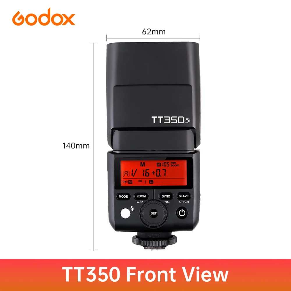 فلاش GODOX TT350C TTL لكاميرات - مراجعة Speedlite Flash External وسعره