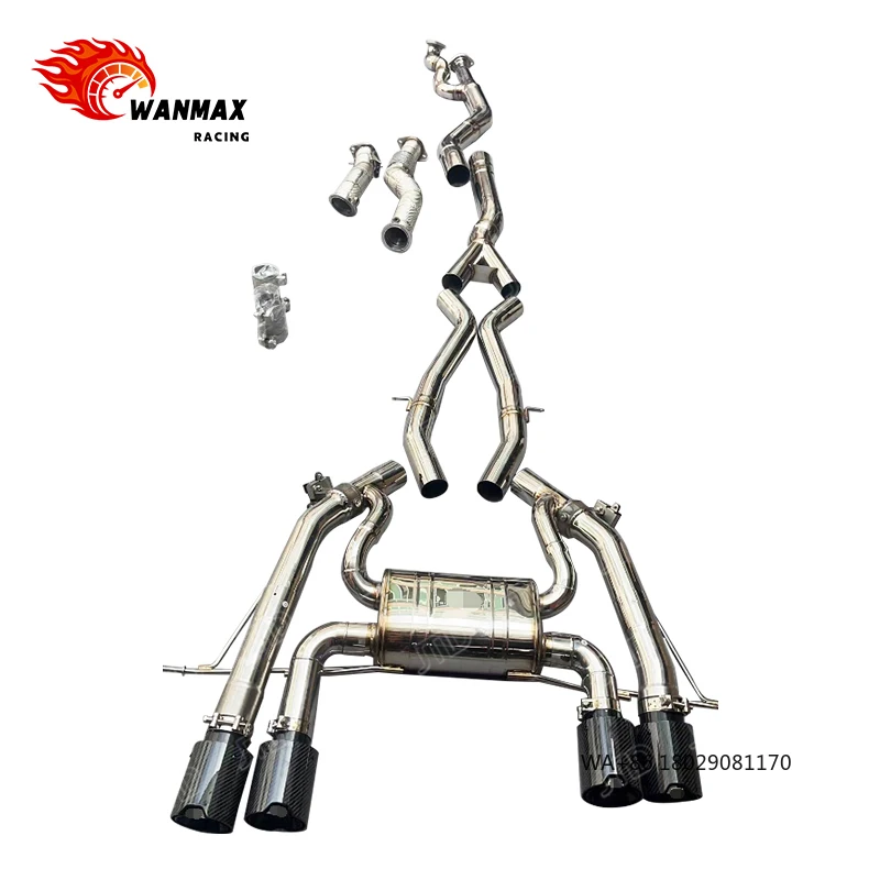 

High Performance 304 Stainless Steel Valved Exhaust Catback Tunning System for G80 M3 Sedan G82 M4 Coupe 2021-2024