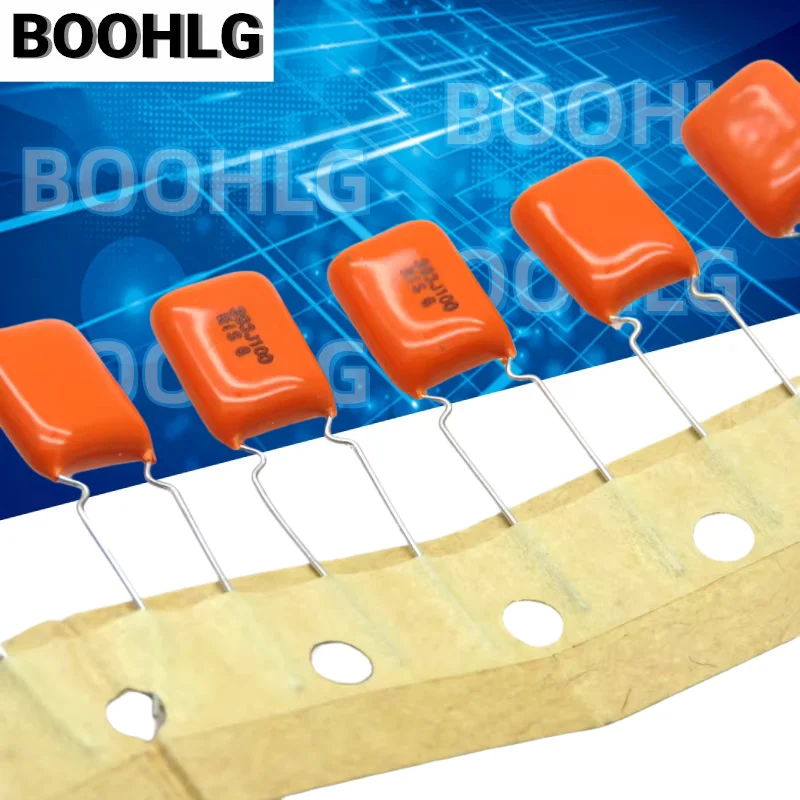 10pcs 100V 393 0.039UF 39NF Orange APS Audio Film Capacitors
