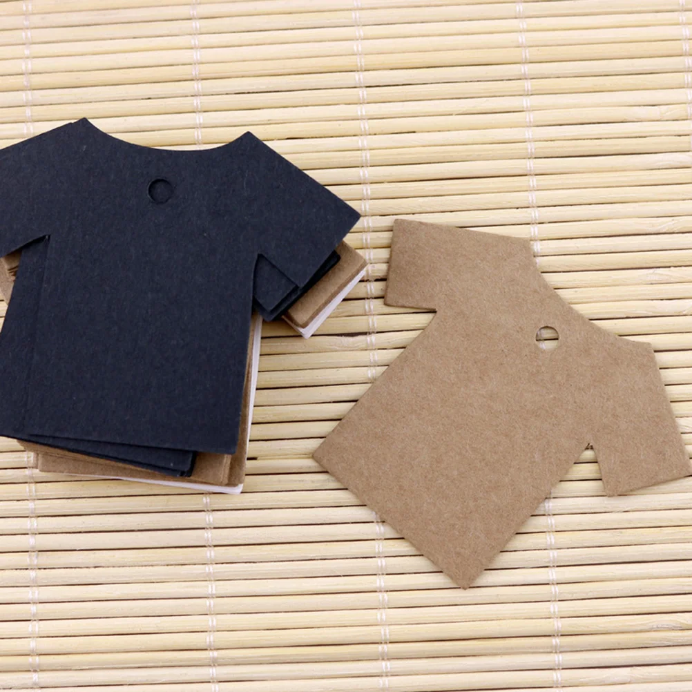 

100pcs Kraft Paper Tags For Decoration Blank Hanging Tags Craft Marking Card Classroom Party Sign Making Wood Slice Stainable