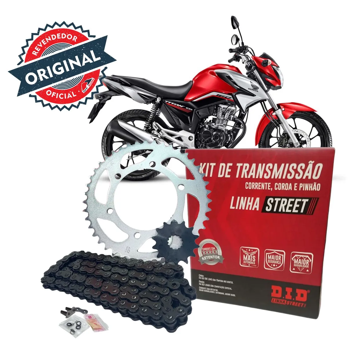 ¿Qué es el kit de relación de transmisión Acolisado 44/15T para motocicletas y por qué es la mejor opción para motores Titan 160, Did C/CG y Fan 160?