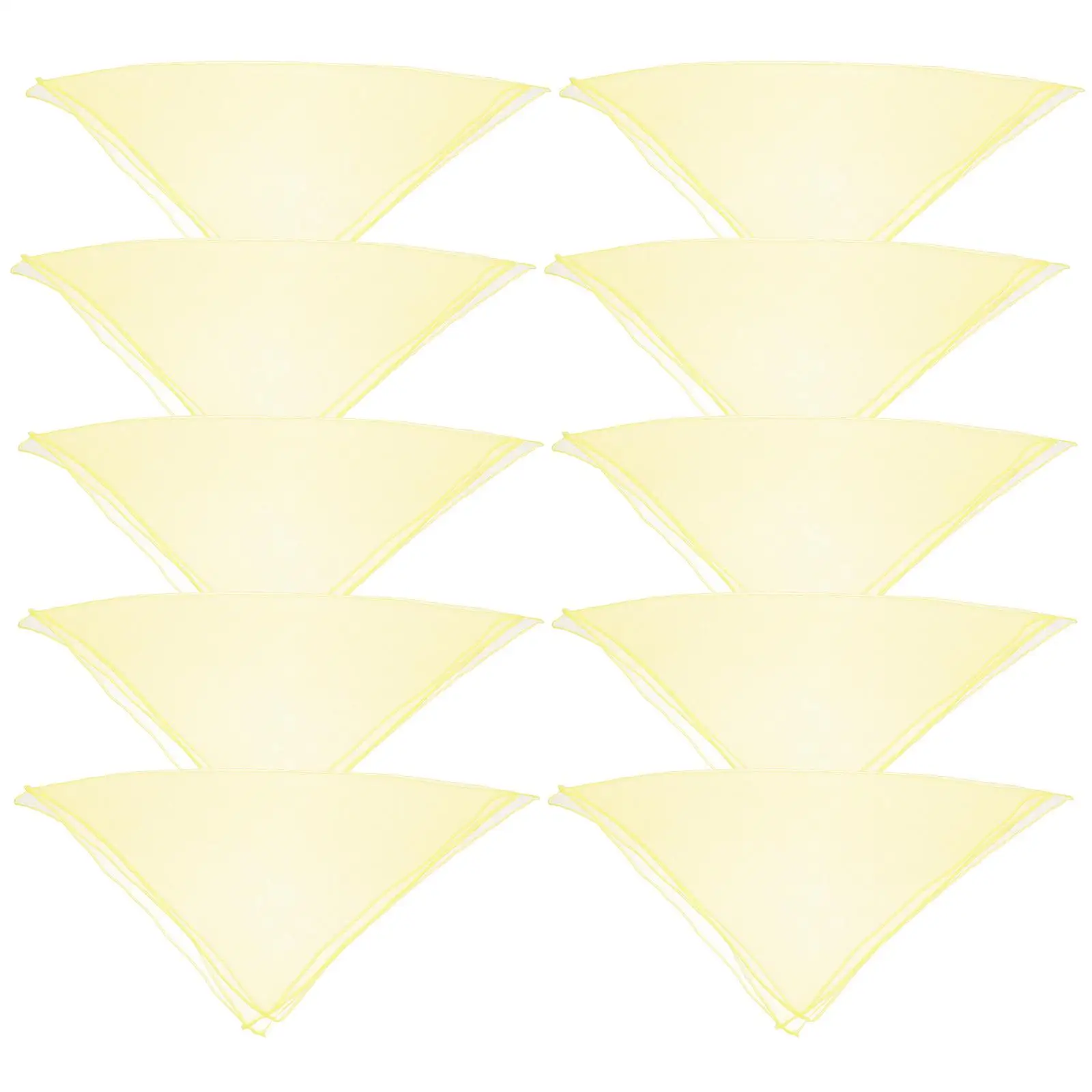 

10 Pcs Square Scarves Comfortable Chiffon Premium Material Kindergarten Dance Women Accessories Lightweight Foldable