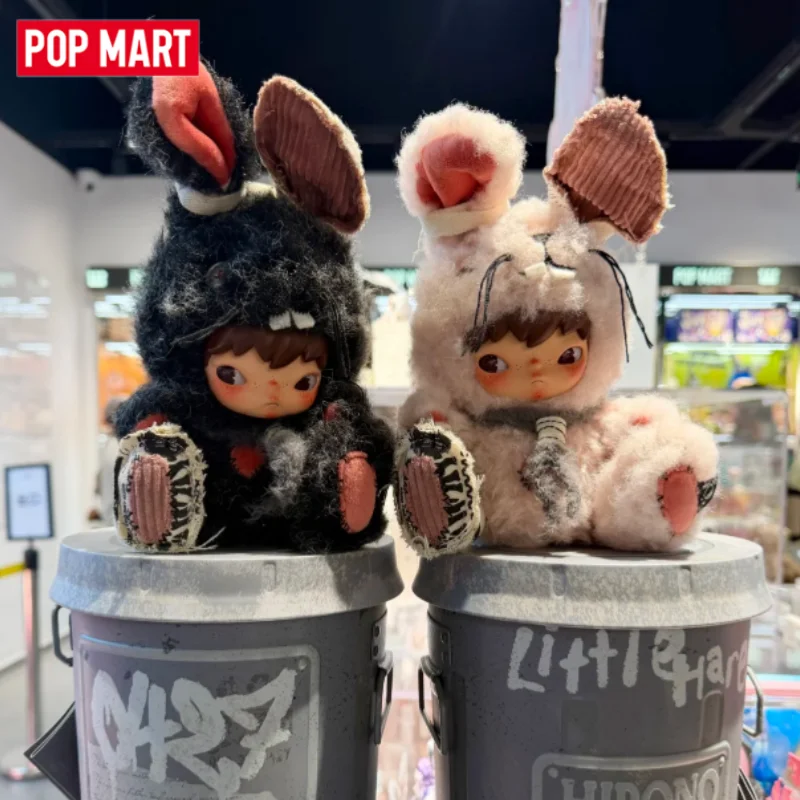 

POP MART Hirono Little Hare Plush Doll Pendant Series Blind Box Surprise Mystery Box Mistery Action Figure Home Desktop