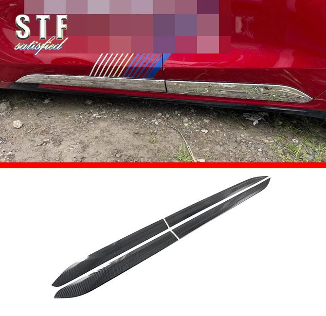 ABS Side Door Body Molding Moulding Trim For Ford Fusion Mondeo Evos 2021 2022 2023 Car Accessories Stickers