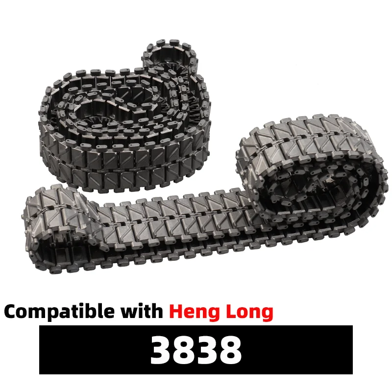 Heng Long 3838 Metal Track Compatibel met Heng Long 1/16 M26 Pershing Tank Wordt geleverd met 4 Metal Track-links als bonus