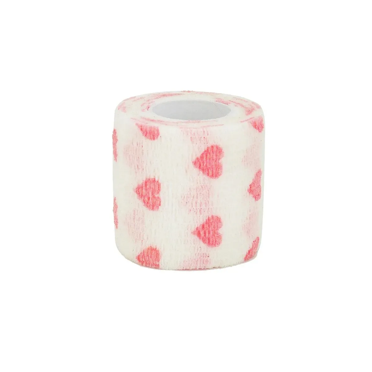 1/6/10 Pcs White love heart Printed Self Adhesive Elastic Bandage 4.8m Sports Wrap Tape for Finger Joint Kne