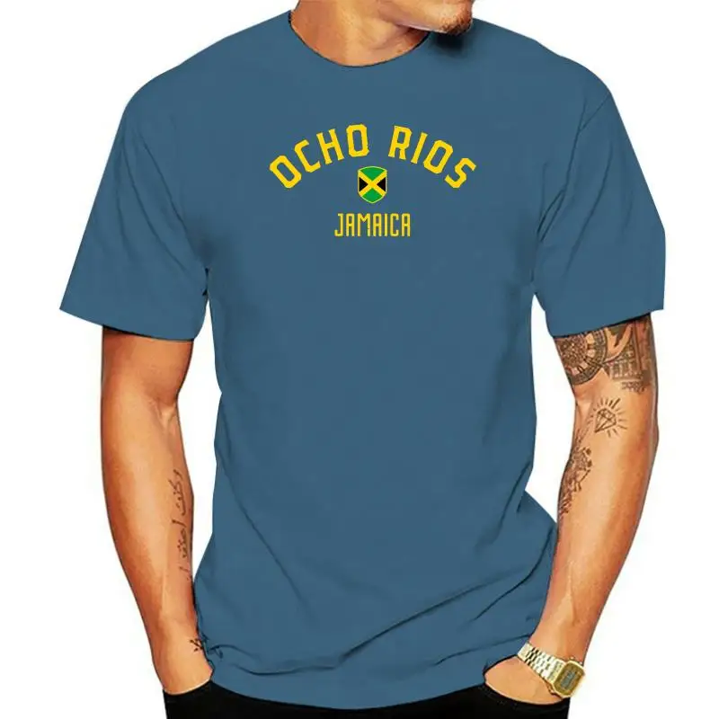 Ocho Rios Jamaica - Jamaican Flag Ocho Rios Design T shirt ocho rios jamaica jamaican flag souvenir vintage badge travel