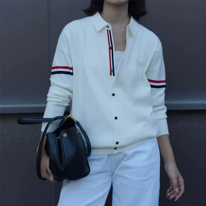 

Casual Woolen Knitted Cardigan Sweater Button up Long Sve Double Sve Coat for Men And Women Autumn Winter New Sle Warmth