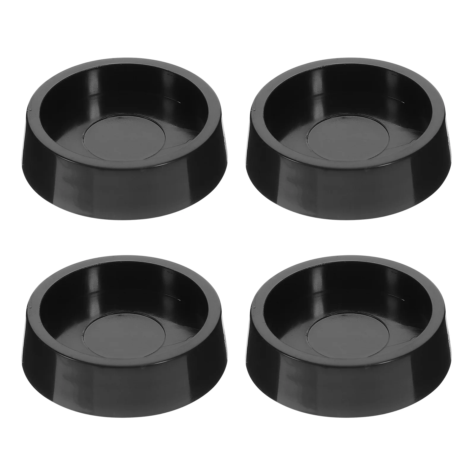 4 Pcs Protective Bases for Sofas Cabinet Wheels Floor Mat Caster Cup Office Japandi Rug