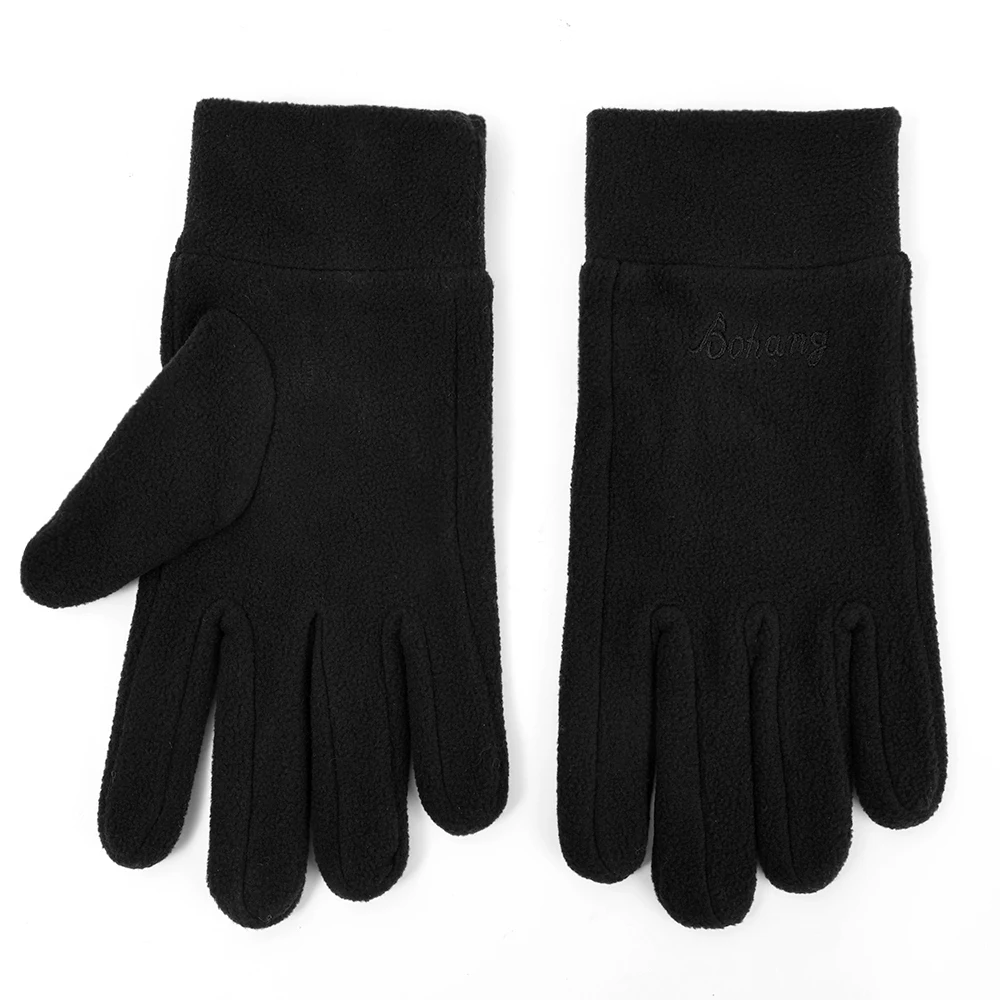 Winter Verdicken Warme Fleece Handschuhe Frauen Männer Thermische Voll Finger Handschuhe Winddicht Kalt-proof Skifahren Radfahren Touchscreen