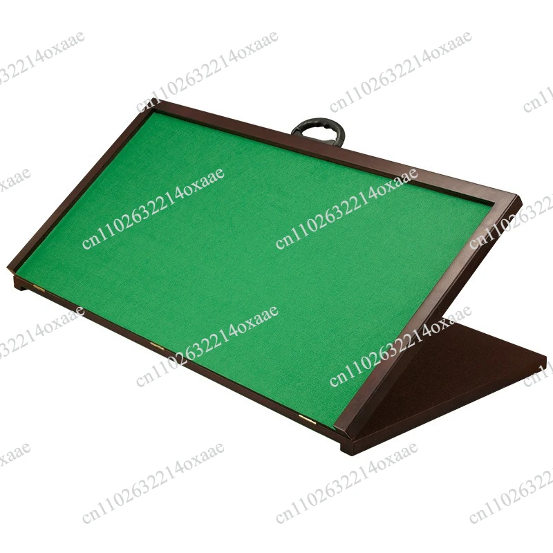 Folding Solid Wood Mahjong Table, Lightweight Portable Household Desk