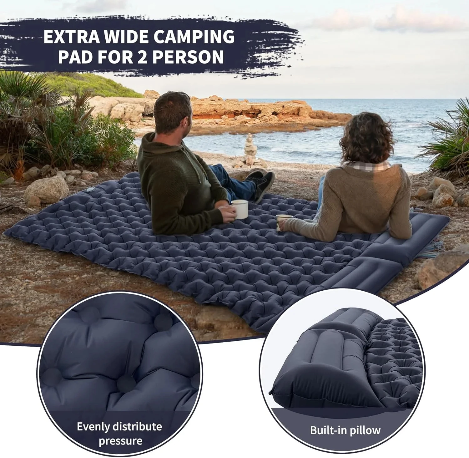 Outdoor-Camping-Doppel-Luftmat – Outdoor Daybed Furniture Bewertung und Preis