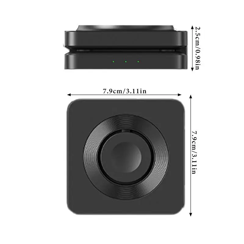 접이식 무선 충전기 여행용 전화 충전기 스탠드 여러 장치용 휴대용 충전 스테이션 Smartwatch 충전 패드 고속