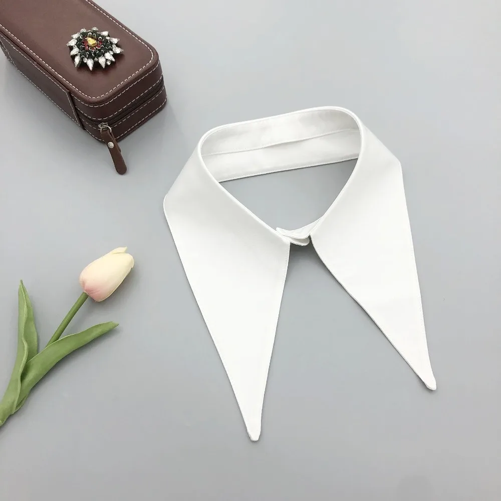 

New Dacron Fake Collar Solid Color Shirt Collar Women Clothes Accessories