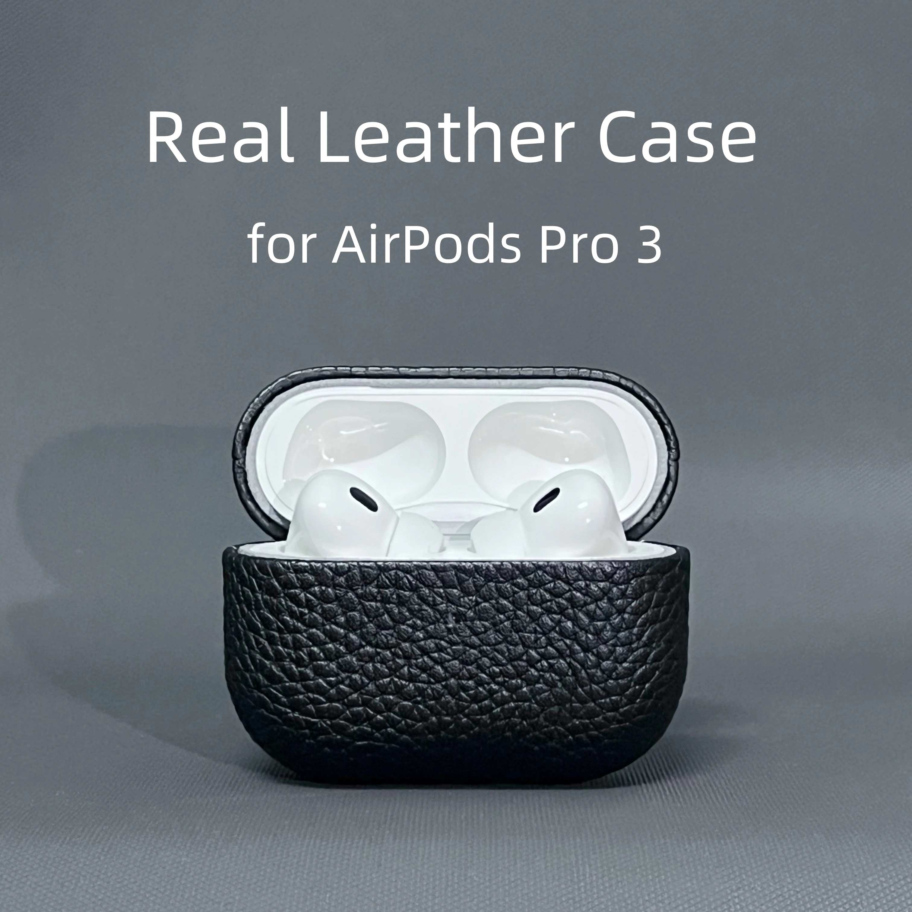 

For Apple AirPods Pro 3 Leather Case Business Earphone Cases For AirPods Pro 3 Generation Cover Headset Shell MagSafe Cases