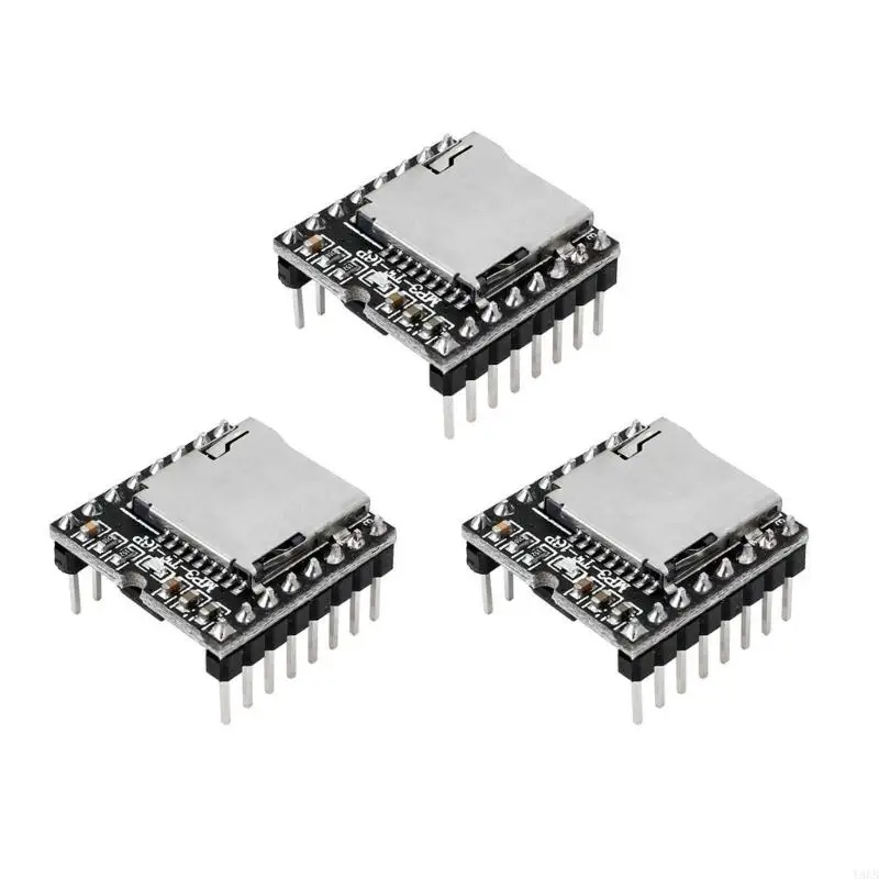 Y88B 3PCS Embedded MP3 Player Module Track Folder Management MP3 Player Module