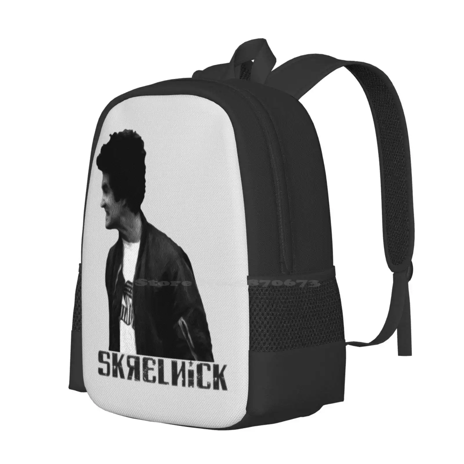 That'S His Metal Face Teen College Student Backpack Pattern Design Bags Clerks Jay And Silent Bob Olaf Berserker Skrelnick