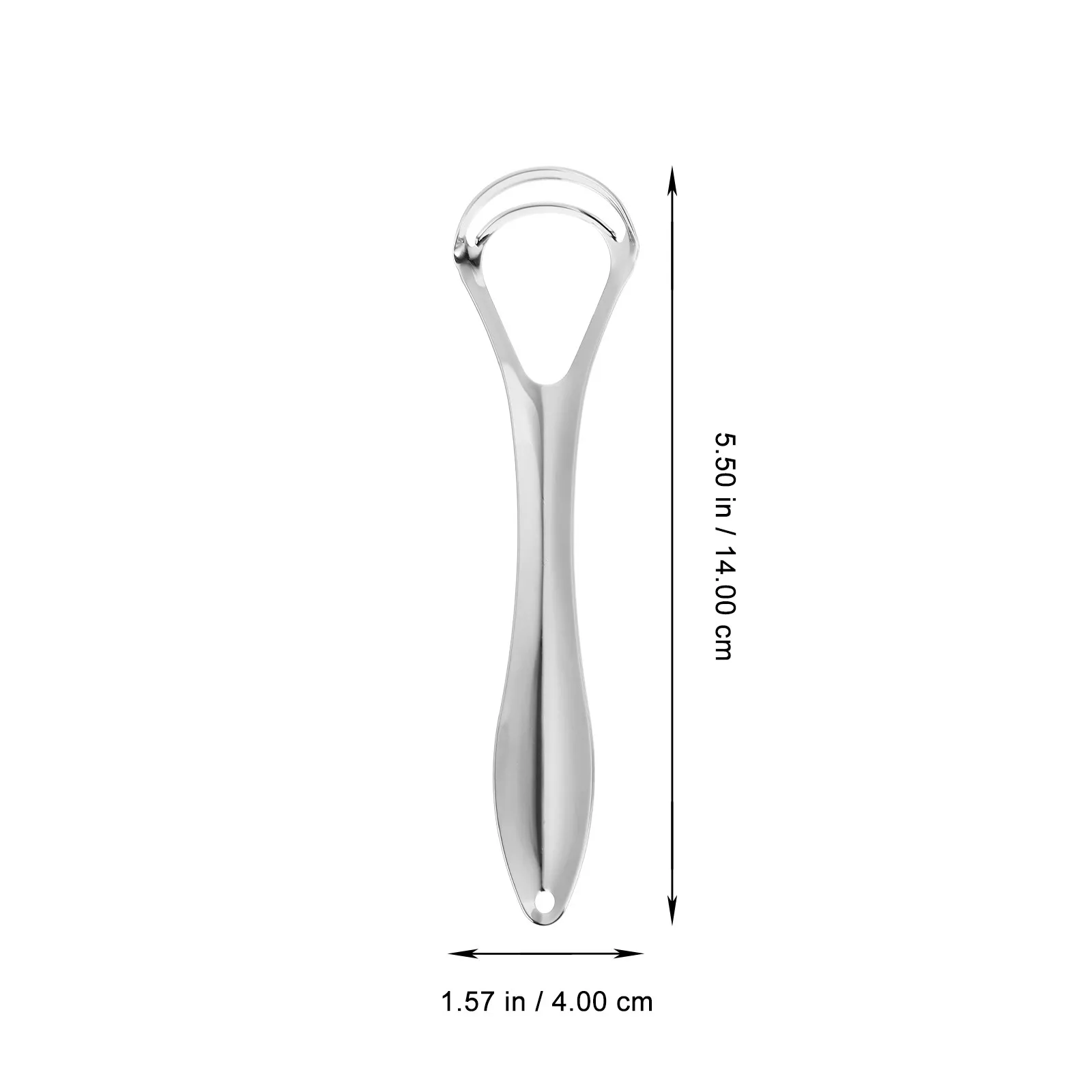 2Pcs Premium Stainless Steel Tongue Cleaner with Ergonomic Grip Double-Sided Scraping Tool for Bad Breath Removal Oral Health