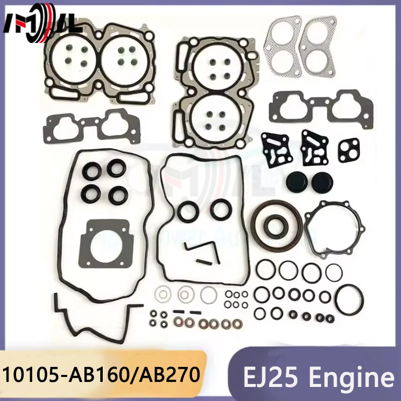 Engine Overhaul Gasket Sets 10105-AB160 for Subaru Forester 2.5XS Legacy Outback 2.5I 2006-2010 EJ25 Engine Repair Kit10105AB150