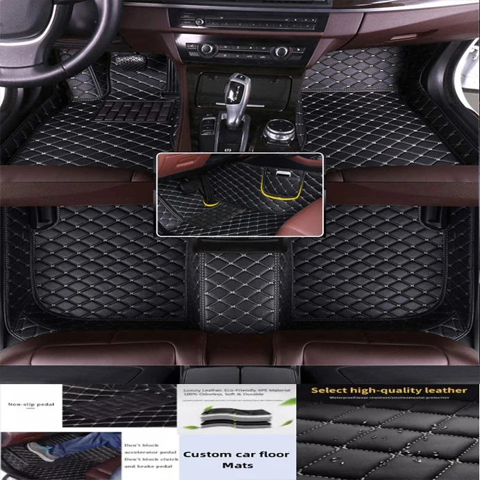 

3D PU-leather Waterproof Custom Car Floor Mats For Ford Focus MK4 2019-2023 Years Auto Carpets Foot Coche Accessorie Liners