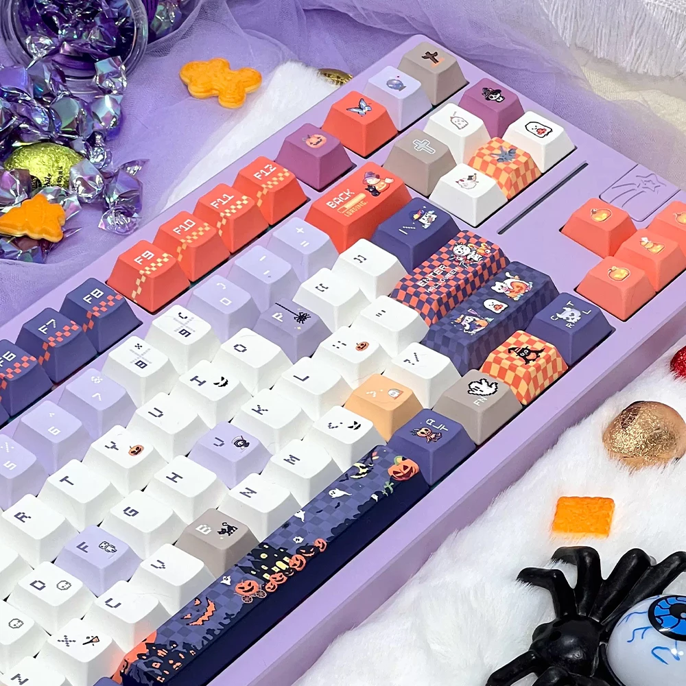 

Новый набор из 120 клавишных колпачков в стиле 8-битного Rascal, профиль Cherry, PBT, 5-сторонняя сублимационная печать, антибликовое покрытие, подходит для клавиатур 61-108 клавиш.