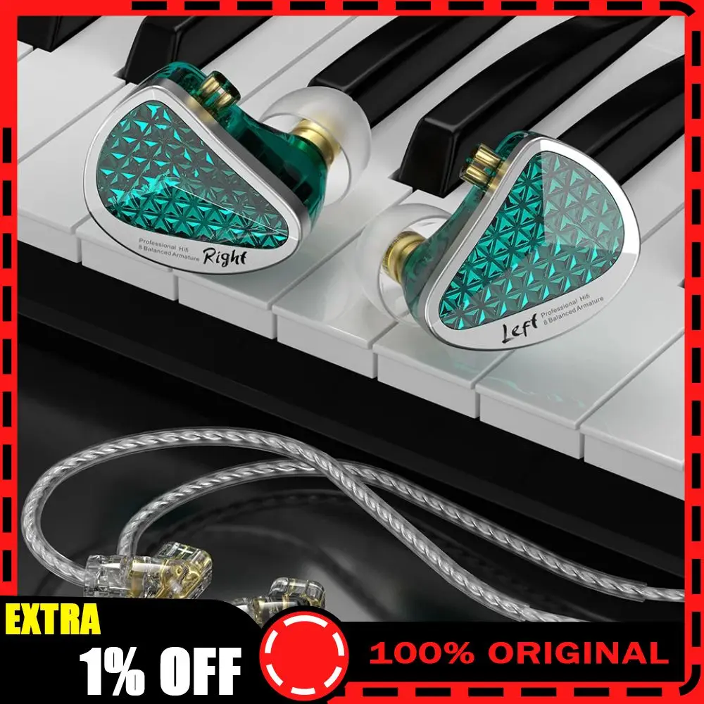 

Проводные наушники-вкладыши KZ AS16 Pro 16ba Сбалансированные арматурные высококачественные наушники с низким монитором Спортивные наушники с шумоподавлением