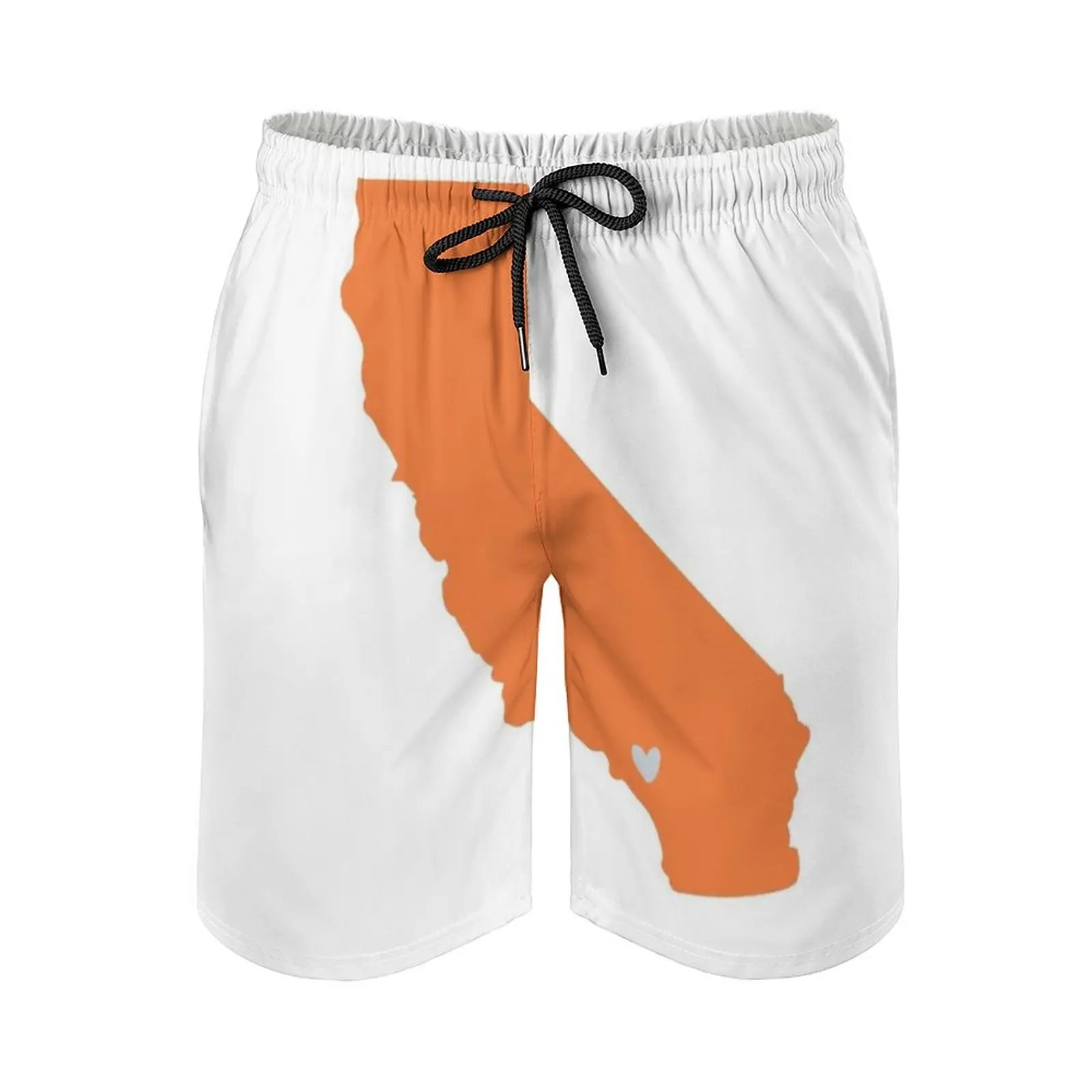 

Ducks Men'S Beach Shorts Swim Trunks With Pockets Mesh Lining Surfing Anaheim California Beach Shorts