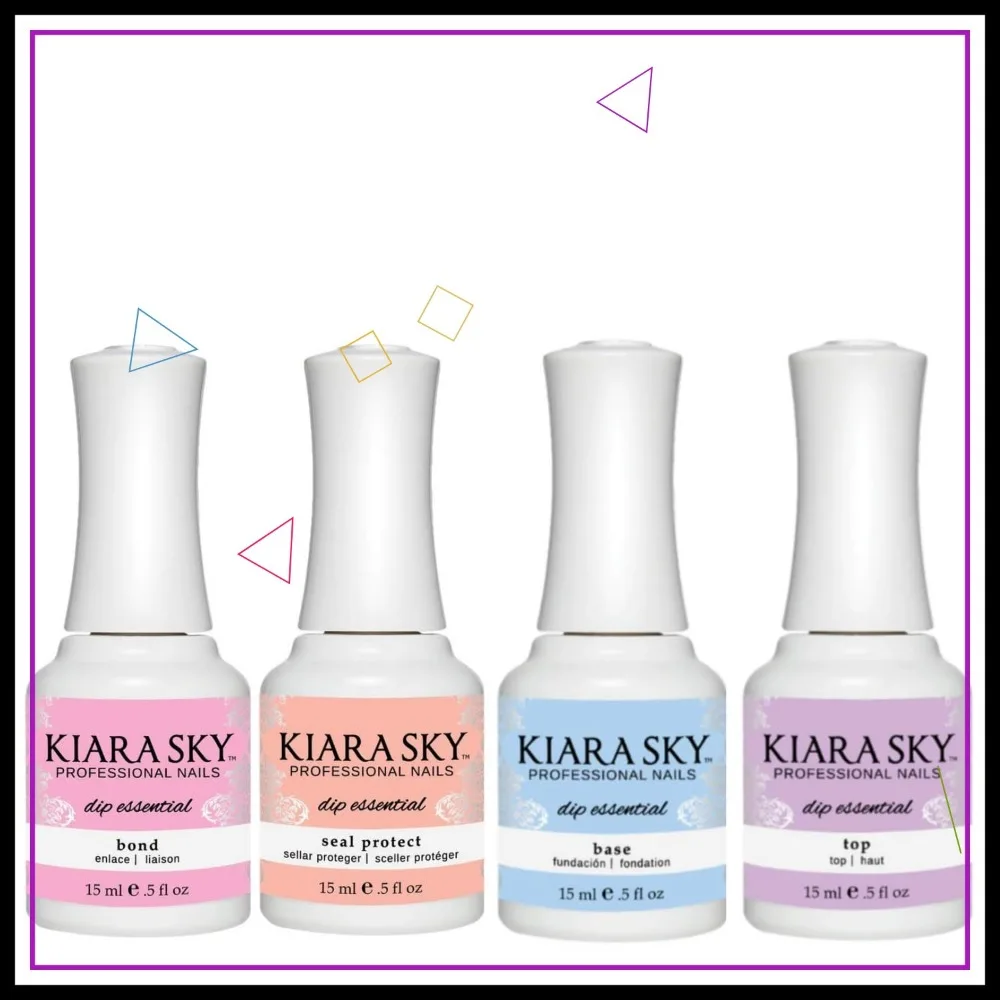 

Dip Manicure Liquid Essentials Kit | 0.5 fl oz | Steps 1-4 for Strong, Natural Nails