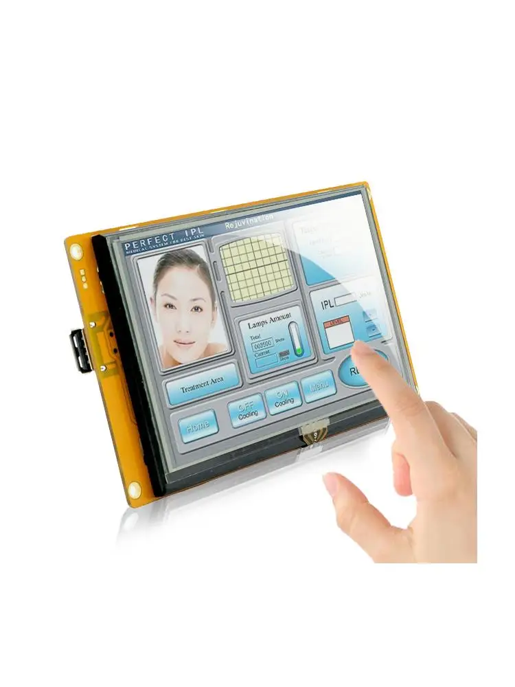 

STONE 4.3 Inch Programmable GUI TFT LCD Industrial PC with RS232/RS485/TTL and High Resolution of 480*272 for Industrial Use