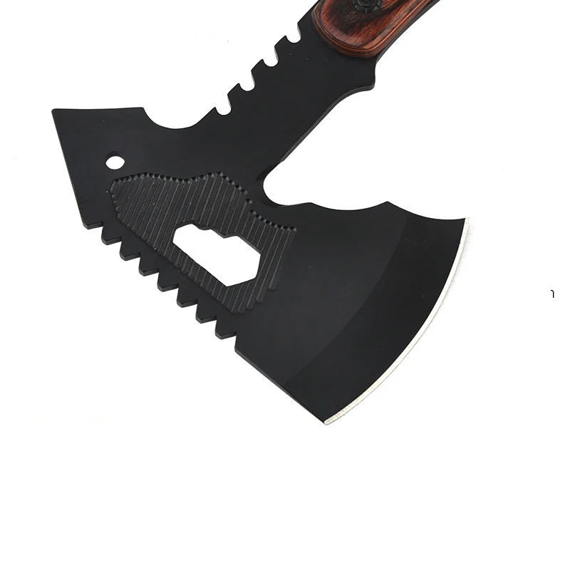 Kapak Mini Multifungsi Stainless Steel Portabel EDC untuk Kemah, Memotong Kayu, Survival, dan Taktis