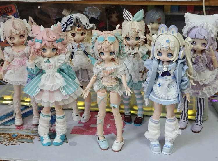 

In Stock Genuine Sugarygirls Blind Box Wanmeng Dessert Party Action Figure Mjd Eight Point Doll Ornament Mysterious Toy Surprise