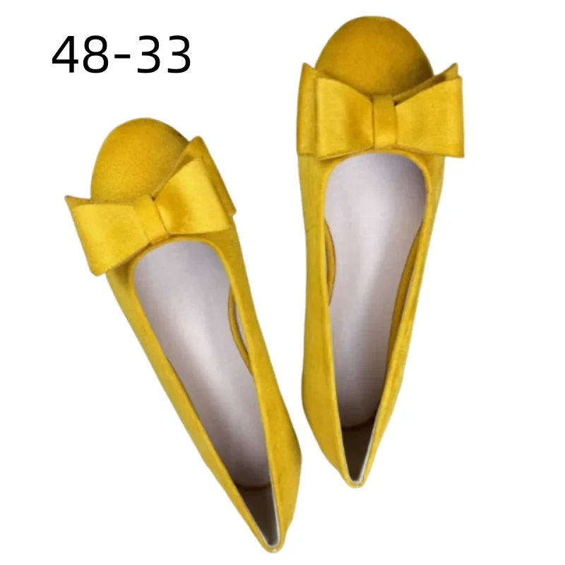 Zapatos Planos de Ballet con Punta Redonda para Mujer, Suela Suave, Novedades 2026, Zapatos Italianos de Terciopelo, Clásicos con Lazo, Sin Cordones, Tallas 34, 48, 47, 9, Zapatos Bonitos