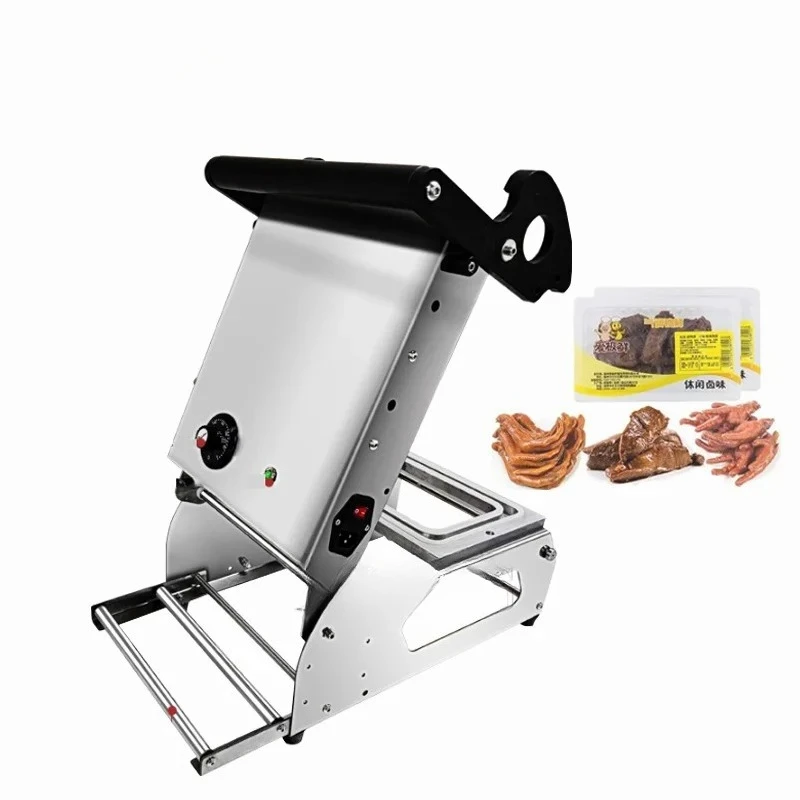 Manual Plastic Lunch Box Sealing Machine Trays Packing Sealer For Food Takeout Packaging Lock Fresh Lunch Box Sealing Machine