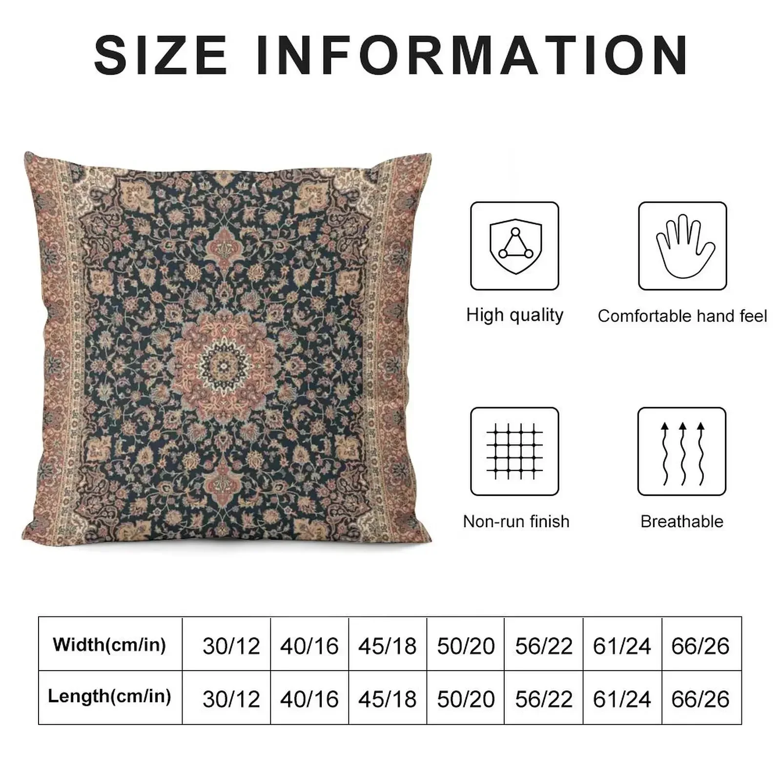 Antique Persian rug Throw Pillow luxury decor Luxury Living Room Decorative Cushions pillow