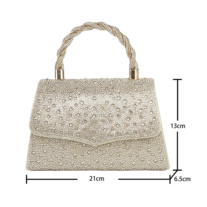 New fashion lady temperament Holding bag shiny dinner bag Banquet bag Senior formal elegance